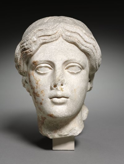 Testa di una donna, 1-15 da Roman Imperial Period
