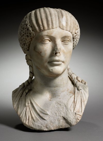 Ritratto di Ottavia, moglie di Nerone da Roman Imperial Period