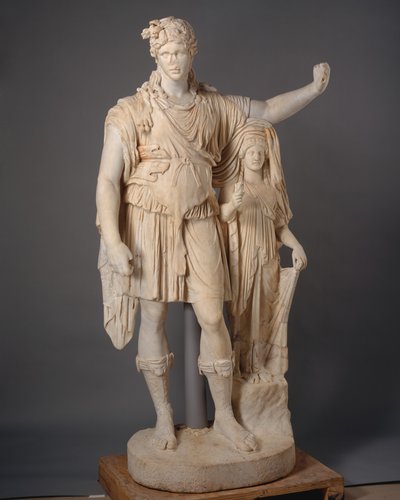 Statua di Dioniso appoggiato a una figura femminile ("Hope Dionysos"), 27 a.C.-68 d.C. da Roman Imperial Period