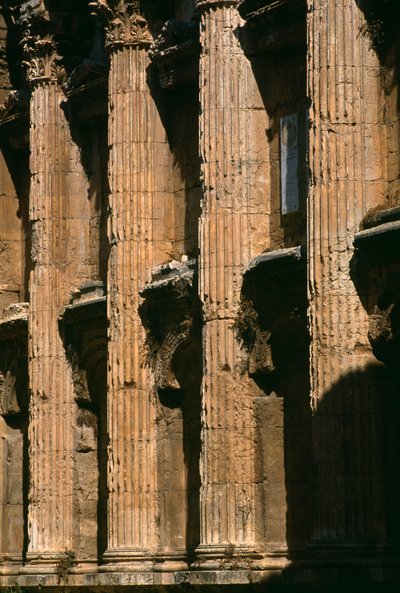 Tempio di Bacco, dettaglio, Alto Periodo Imperiale (27 a.C.-395 d.C.) da Roman Imperial Period