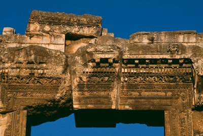 Tempio di Bacco, dettaglio dell