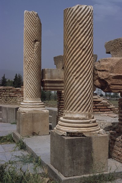 Vista della Biblioteca, c.100 d.C., Alto Periodo Imperiale (27 a.C.-395 d.C.) da Roman Imperial Period