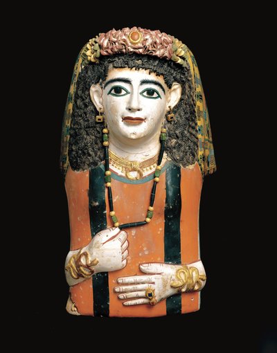 Maschera di mummia, 60-70 d.C. da Roman Period Egyptian