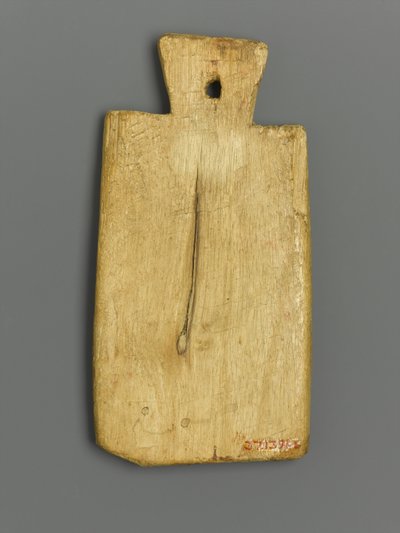 Etichetta di mummia con iscrizione greca da Roman Period Egyptian