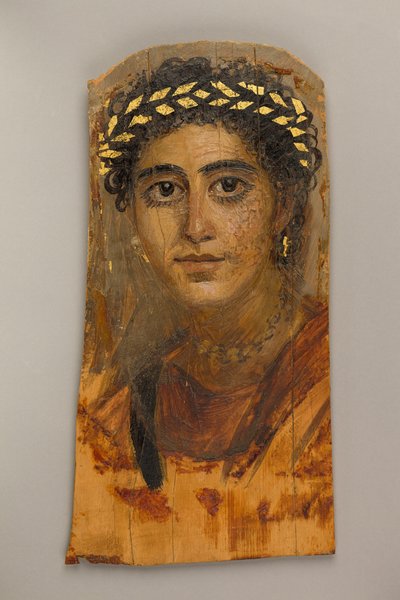 Ritratto di una giovane donna in rosso, 90-120 d.C. da Roman Period Egyptian