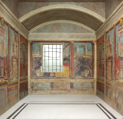 Cubiculum di una villa a Boscoreale, c.50-40 a.C. da Roman Republican Period