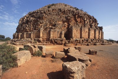 Mausoleo reale di Mauretania, chiamato Tomba del Cristiano per le croci modellate sulle false porte da Roman Republican Period