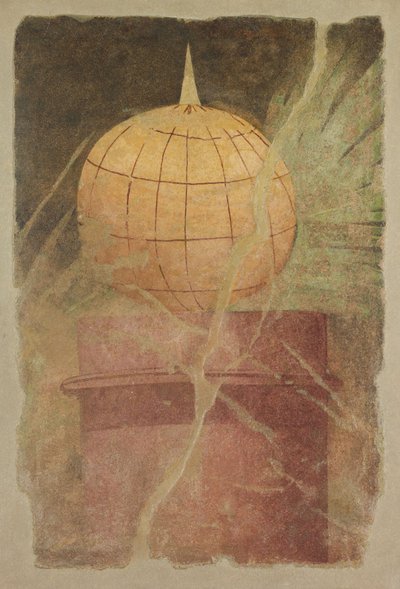 Frammento di affresco dal peristilio di una villa a Boscoreale da Roman Republican Period