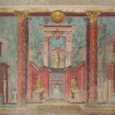 Affresco dal cubiculum di una villa a Boscoreale, c.50-40 a.C. da Roman Republican Period
