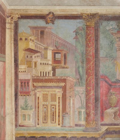 Affresco dal cubiculum di una villa a Boscoreale, c.50-40 a.C. da Roman Republican Period