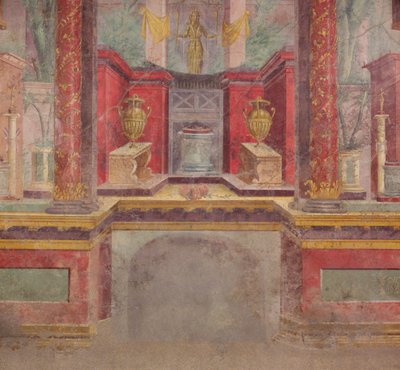 Affresco dal cubiculum di una villa a Boscoreale, c.50-40 a.C. da Roman Republican Period