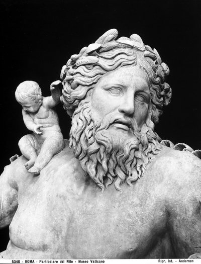 Allegoria del Nilo (marmo) (dettaglio) da Roman Roman