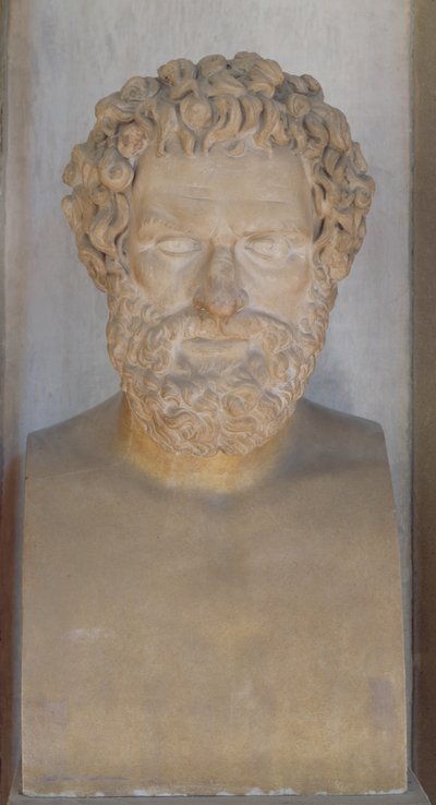 Busto di Sofocle (marmo) da Roman Roman