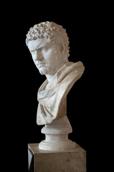 Caracalla (188 - 217 d.C.) marmo, arte romana da Roman Roman