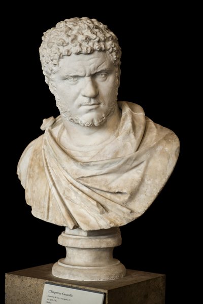 Caracalla (188 - 217 d.C.) marmo, arte romana da Roman Roman