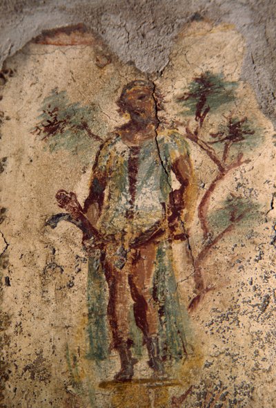 Affresco erotico dal Lupanare, Pompei (Lista del Patrimonio Mondiale UNESCO) da Roman Roman