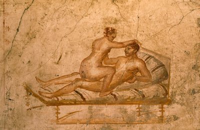 Affresco erotico dal cubicolo della Casa dei Vettii, Pompei (Patrimonio Mondiale dell