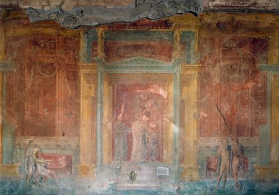 Affresco che raffigura Ifigenia in Tauride, Casa di Pinario Ceriale, Pompei (Patrimonio Mondiale Unesco), Campania, Italia, civiltà romana da Roman Roman