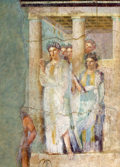 Affresco raffigurante Ifigenia in Tauride, dalla Casa di Pinario Ceriale a Pompei, Campania, Civiltà Romana da Roman Roman