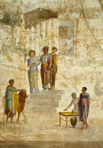 Affresco raffigurante Giasone e Pelia, da Pompei (Lista del Patrimonio Mondiale dell