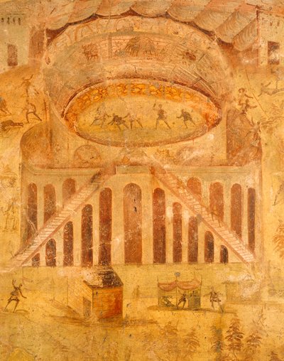 Affresco raffigurante una lite tra Pompeiani e Nocerini nell
