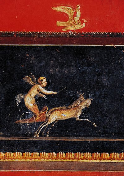 Fregio con cupido, Casa dei Vettii, Pompei (Lista del Patrimonio Mondiale UNESCO) da Roman Roman