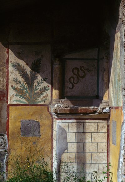 Scorcio di una casa in Via di Castricio, Pompei (Lista del Patrimonio Mondiale UNESCO) da Roman Roman