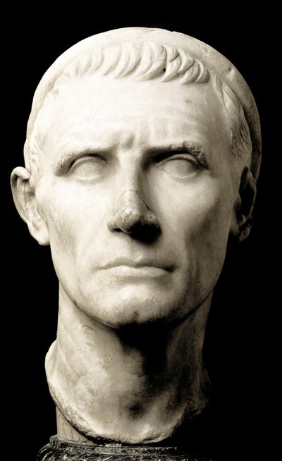 Testa di Antioco III il Grande (223-187 a.C.), re seleucide - Scultura in marmo - Museo del Louvre, Parigi da Roman Roman