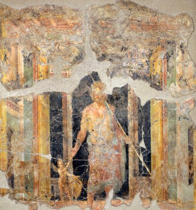 Dipinto del Quarto Stile Pompeiano che raffigura Giove da Roman Roman
