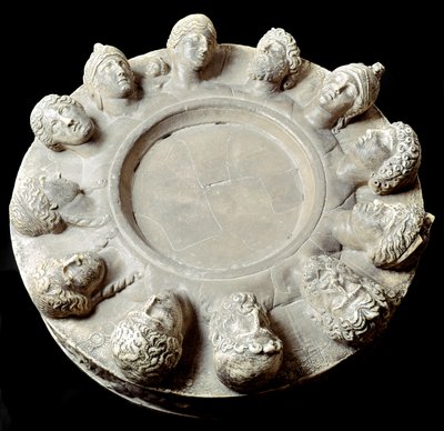 Arte romana: altare di marmo delle dodici divinità dell