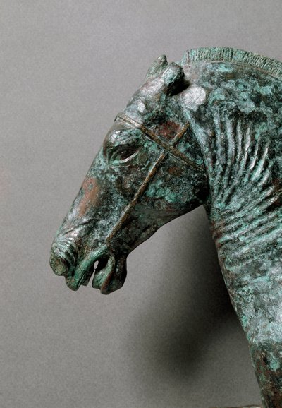 Arte romana: cavallo al galoppo (dettaglio) da Roman Roman