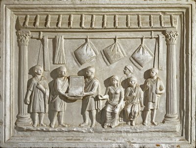 Mould rappresentante un tessuto e arazzi da Roman Roman