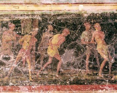 Arte romana: schiavi - dettaglio dell