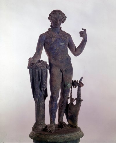 Statua di Apollo in bronzo. Museo delle Antichità Romane a Roma da Roman Roman