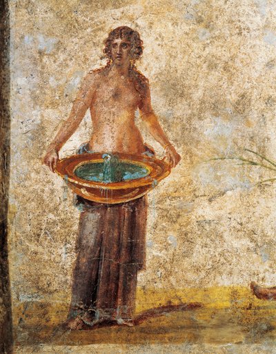 Civiltà romana - Donna che porta un secchio d