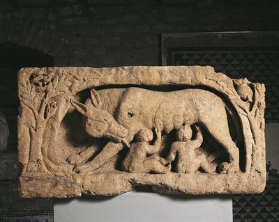Romolo e Remo (calcare) da Roman Roman