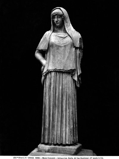 Statua di Estia da Roman Roman