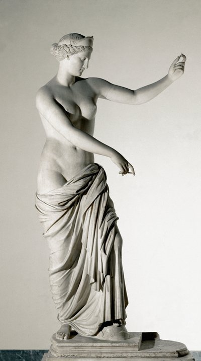 Venere di Capua con uno specchio (scultura in marmo dopo un originale greco del IV-III secolo a.C.) da Roman Roman