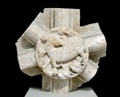 Un agnello, volta della Cappella di San Lorenzo da Romanesque