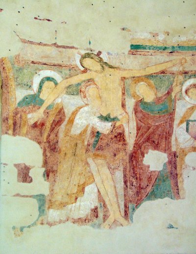 Affresco, cappella di Saint-Jean du Liget, Touraine da Romanesque