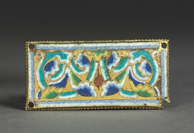 Placca da un reliquiario, c.1180-1190 da Romanesque