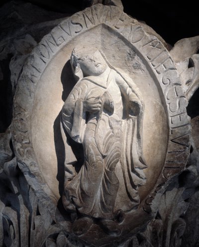 Toni del canto gregoriano: il secondo tono, Capitello del coro (scultura) da Romanesque