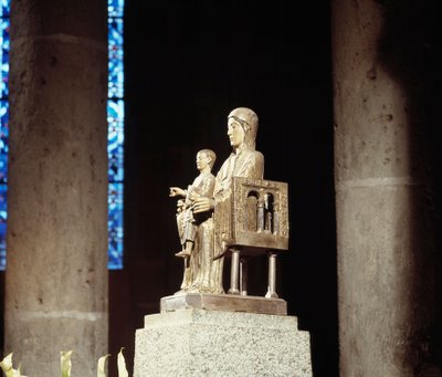 Vergine e Bambino (scultura) da Romanesque