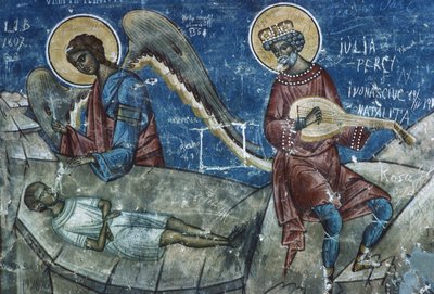 Morte del Giusto, dettaglio dal Giudizio Universale, 1547-50 da Romanian School