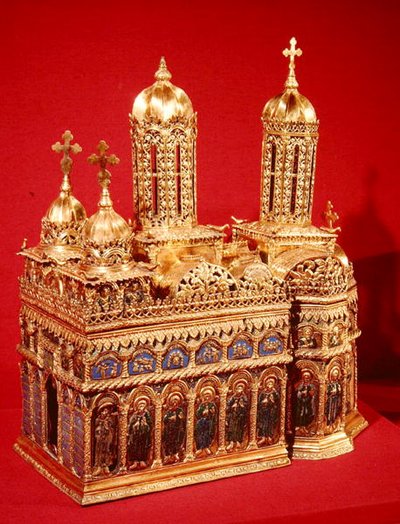 Kivotion, dal Monastero di Hurezi, Contea di Vilcea, 1691-92 da Romanian School