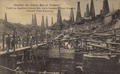 Pozzi petroliferi, Moreni, Romania da Romanian School