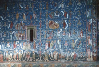 Albero di Jesse, dipinto sulla facciata sud, 1547-50 da Romanian School