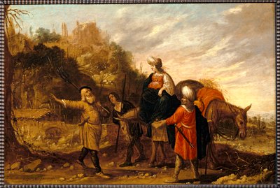 Guehazi torna dalla casa del Sunamita e va a incontrare Elisee. 1644 ... da Rombout van Troyen