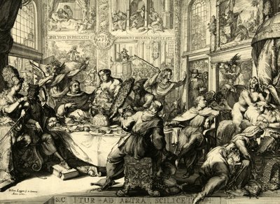 Sic itur ad astra scilicet 1681 da Romeyn de (after) Hooghe