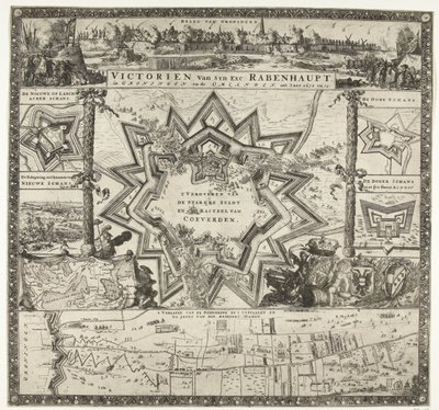 Vittorie di Rabenhaupt a Groningen negli anni 1672-1673 da Romeyn de Hooghe (attributed to)